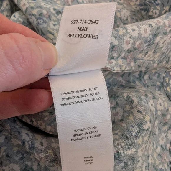 Rails May Mini Dress Bellflower Blue Small - Picture 9 of 12